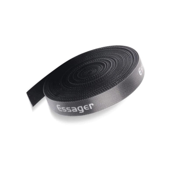 Набір для кріплення стрічка-липучка Cable Organizer 3m Black Essager (EXD-LXC01)