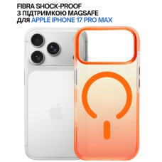Чохол до мобільного телефона BeCover FIBRA Shock-Proof MagSafe Apple iPhone 17 Pro Max Orange (715473)