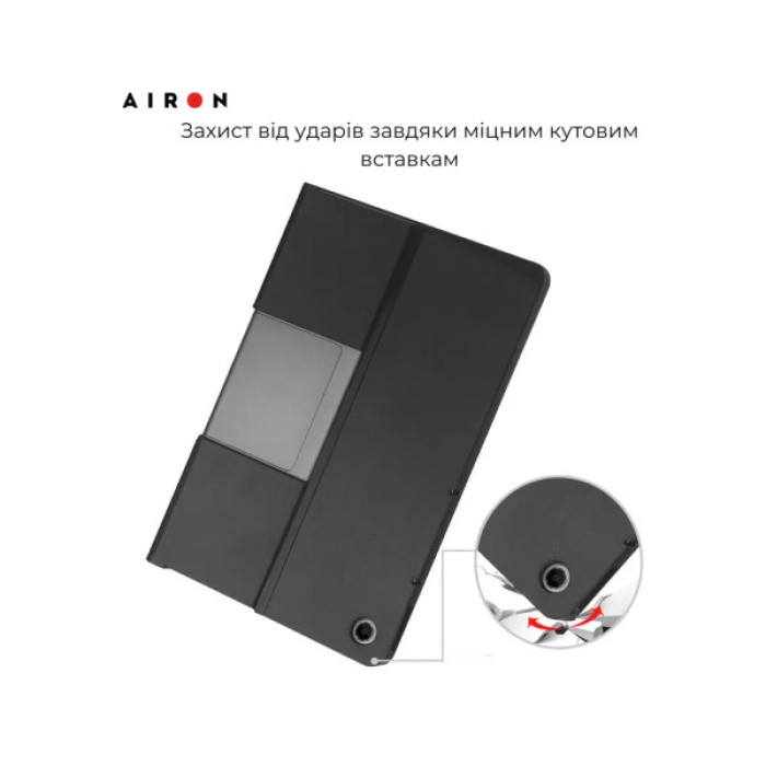 Чохол до планшета AirOn Premium Lenovo Tab Plus 2024 11.5 + Film Black (4822356758485)