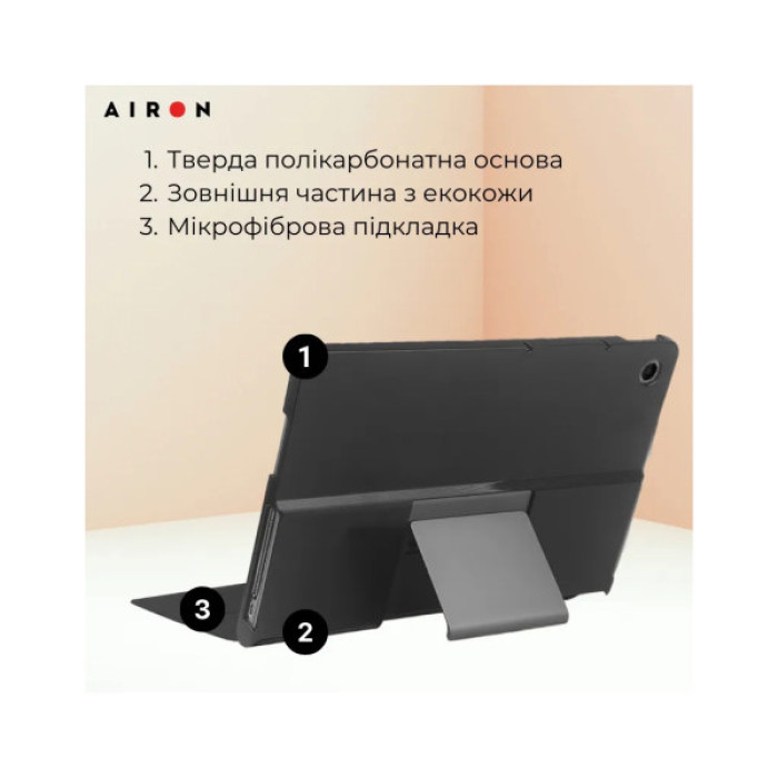 Чохол до планшета AirOn Premium Lenovo Tab Plus 2024 11.5 + Film Black (4822356758485)