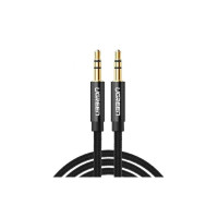 Кабель мультимедійний 3.5mm M to 3.5mm M 1.0m AV112 black Ugreen (50361)