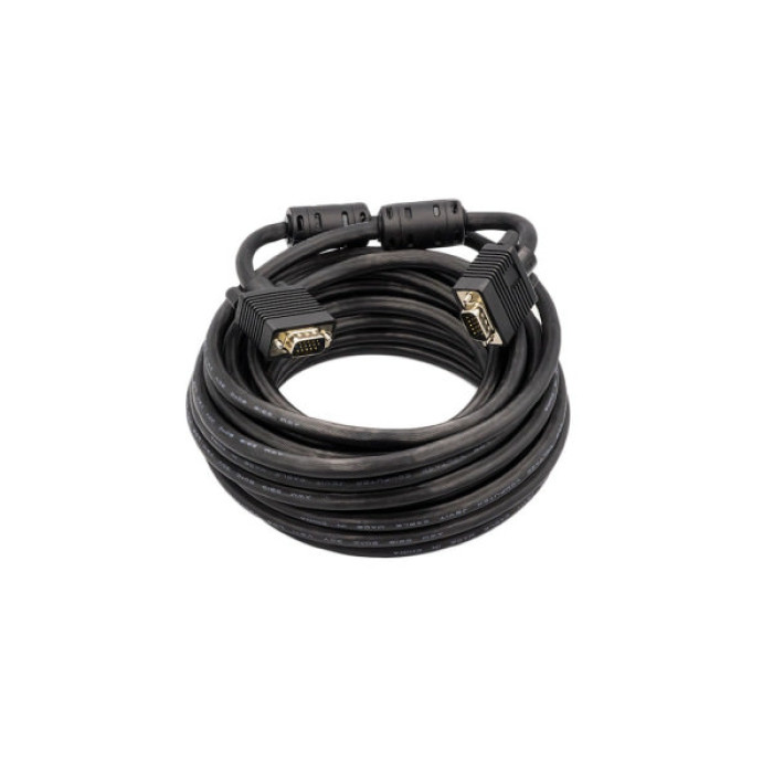 Кабель мультимедійний VGA M to VGA M 10.0m PowerPlant (CA911042)