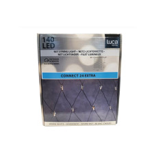 Гірлянда Luca Lighting сітка чорна 2х2 м теплий білий (8711473759860)