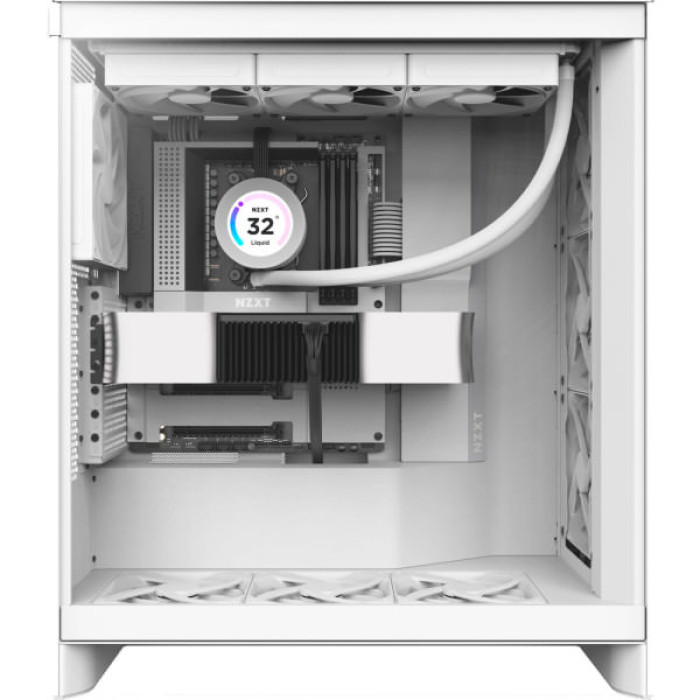 Корпус NZXT H7 Flow All White (CM-H72FW-01)