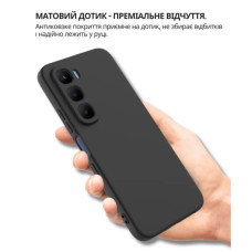 Чохол до мобільного телефона BeCover Silicone Infinix Hot 60i (X6730) Black (714401)