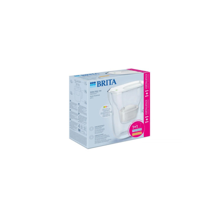 Фільтр-глечик Brita Style Essential MXPro 2.4л + 2 картриджа білий (1057795)