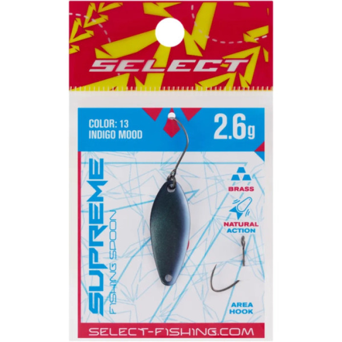 Блешня Select Supreme 2.6g 30mm 13 Indigo Mood (1870.80.60)