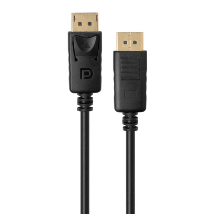 Кабель мультимедійний DisplayPort M to DisplayPort M 3.0m Vinga (VCPDPMM3BK)