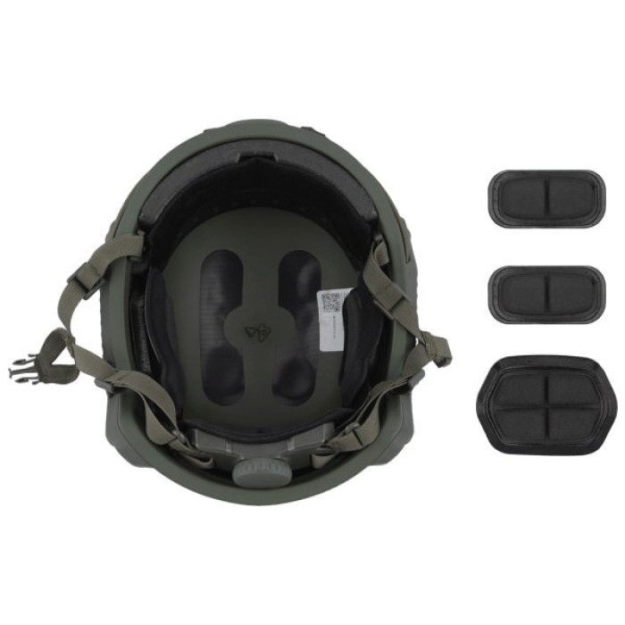Шолом військовий Ukrainian Armor FAST Устраш 2.0, розмір XL, зелений (FAST2XLRG)