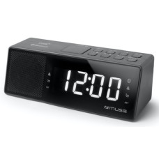 Настільний годинник Muse Радіо-годинник з USB чорний (M-172 BT)