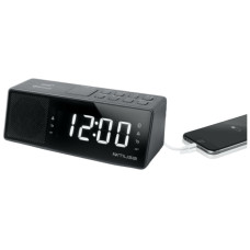 Настільний годинник Muse Радіо-годинник з USB чорний (M-172 BT)