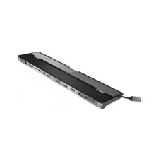 Порт-реплікатор J5create Dock-Station USB-C 10-in-1 (HDMI/PD/USB-A/USB-C/LAN/картридер/audio) (JCD543P-EN)