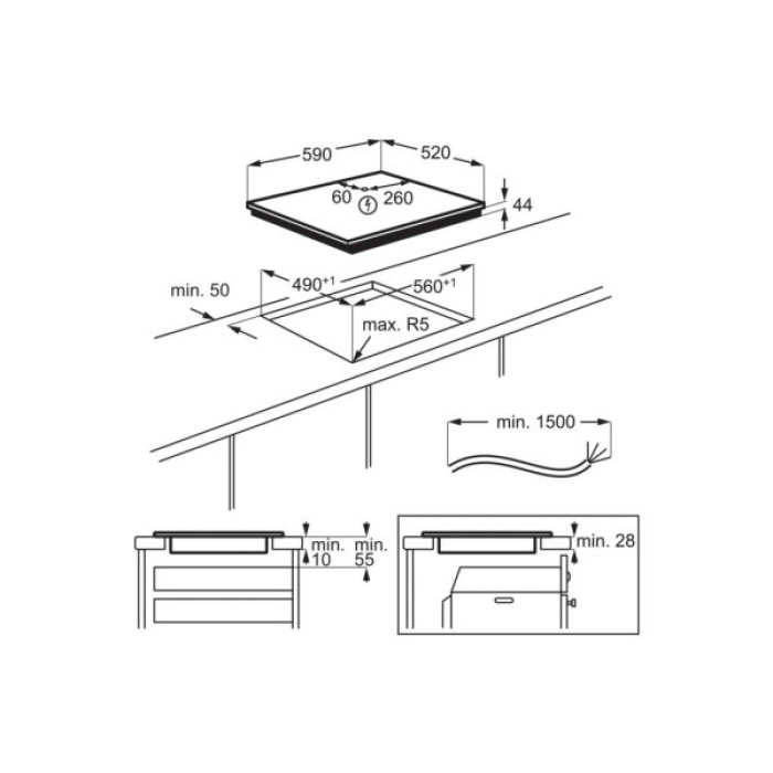 Варочна поверхня Electrolux EIV64453