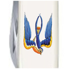 Ніж Victorinox Spartan Ukraine 91 мм Тризуб Ластівка (1.3603.7_T1230u)