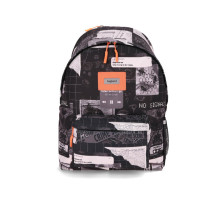 Рюкзак для ноутбука Bagland 17" Stylish XL 35L+print, whtite-black 1343 00558694 (1120220805)