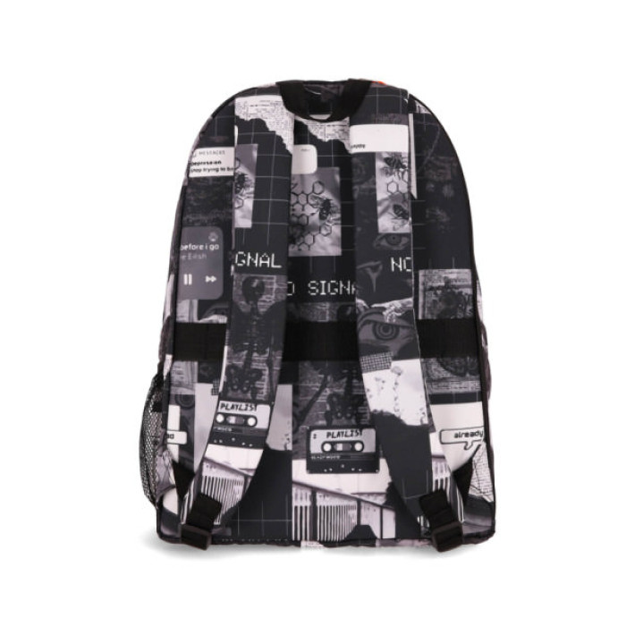 Рюкзак для ноутбука Bagland 17" Stylish XL 35L+print, whtite-black 1343 00558694 (1120220805)