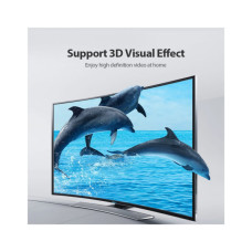 Кабель мультимедійний HDMI M to HDMI M 1.5m 4K60Hz black Vention (AAIBG)