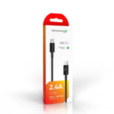 Дата кабель USB-C to Lightning 1.0m 12W CL-03B Black Grand-X (CL-03B)