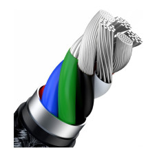 Дата кабель USB-C to Lightning 1.0m Cafule Metal PD 20W black Baseus (CATLJK-A01)