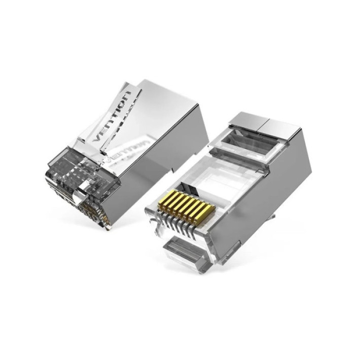 Конектор RJ45 FTP Cat.6 Modular 10 шт. Vention (IDFR0-10)