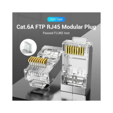 Конектор RJ45 FTP Cat.6 Modular 10 шт. Vention (IDFR0-10)