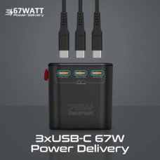 Зарядний пристрій Promate tripmate-gan75