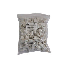 Ковпачок конектора Atcom RJ-45 белый 100шт (10107)