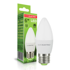 Лампочка EUROELECTRIC LED CL 6W 490Lm E27 4000K (LED-CL-06274(EE))