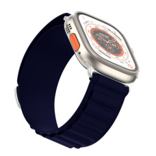 Ремінець до смарт-годинника Armorstandart Alpina Band для Apple Watch 49/46/45/44/42 (Series 1-3) Dark Blue (ARM74200)