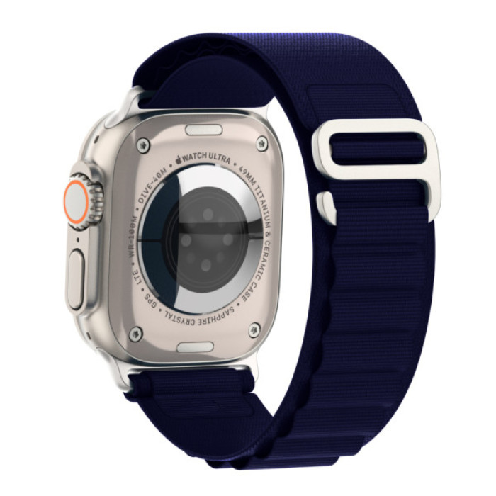 Ремінець до смарт-годинника Armorstandart Alpina Band для Apple Watch 49/46/45/44/42 (Series 1-3) Dark Blue (ARM74200)