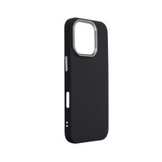 Чохол до мобільного телефона Armorstandart LikeCarbon2 MagCase Apple iPhone 16 Pro Kevlar Black (ARM88381)