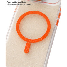 Чохол до мобільного телефона BeCover FIBRA Star Shine MagSafe Apple iPhone 17 Air Orange (715422)