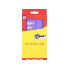Чохол до мобільного телефона Dengos Carbon Kit for Xiaomi Redmi 15 4G case + glass Purple (DG-KM-164)
