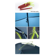 Намет Naturehike двомісний Tagar NH17T180-J блакитний (6927595716182)