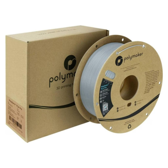 Пластик для 3D-принтера Polymaker PLA PRO HIGH SPEED TOUGH 1,75mm GREY 1kg (PA13003)