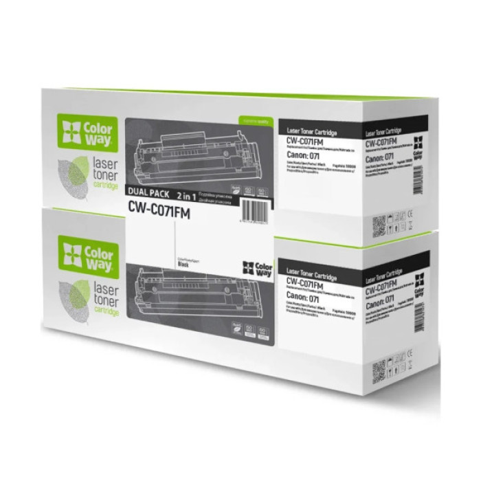 Картридж ColorWay CANON (071) LBP122/MF272 DUAL PACK (CW-C071FM)