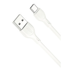 Дата кабель USB 2.0 AM to USB-C 2.0m 2.1A XO (CB-200UC)