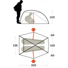 Намет Ferrino Nemesi 2 Pro Green (91212QVVFR) (931777)