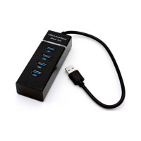 Концентратор Voltronic USB 3.0 to 4xUSB black (NX-UH-303B)