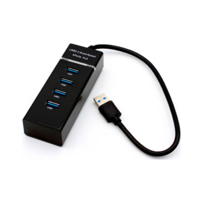 Концентратор Voltronic USB 3.0 to 4xUSB black (NX-UH-303B)