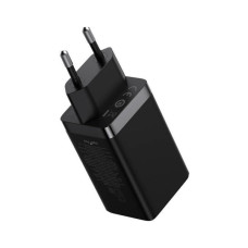 Зарядний пристрій Baseus 2xUSB-C 65W + 1xUSB GaN + cable USB-C to USB-C 100W 1.0m black (CCGP120201)