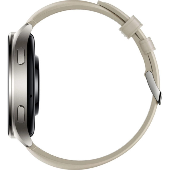 Смарт-годинник Xiaomi Watch 2 Titan BHR9306GL Gray Case White Leather Strap (1093970)