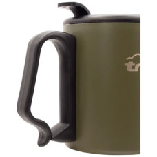 Чашка туристична Tramp з поїлкою і защіпкою 350 мл Olive (UTRC-020-olive)