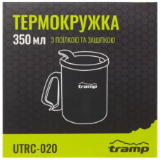 Чашка туристична Tramp з поїлкою і защіпкою 350 мл Olive (UTRC-020-olive)