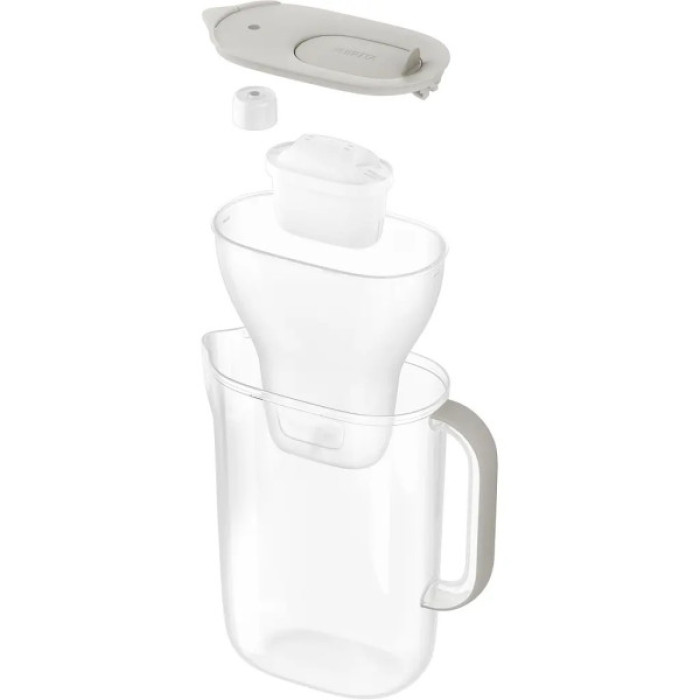 Фільтр-глечик Brita Style Essential XL MXPro 3.6л з картриджем пісочний (1058044)