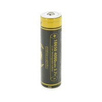 Акумулятор 18650 4000mah (3800-4000mah), Protected, 3.7V(2.75-4.2V) Liitokala (King-4000PCB)