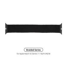 Ремінець до смарт-годинника Armorstandart Braided Solo Loop для Apple Watch 42 (Series 11-10)/41/40/38 Charcoal Size 4 (132 mm) (ARM58061)