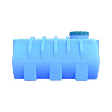 Ємність для води Пласт Бак горизонтальна харчова 750 л синя (12466)