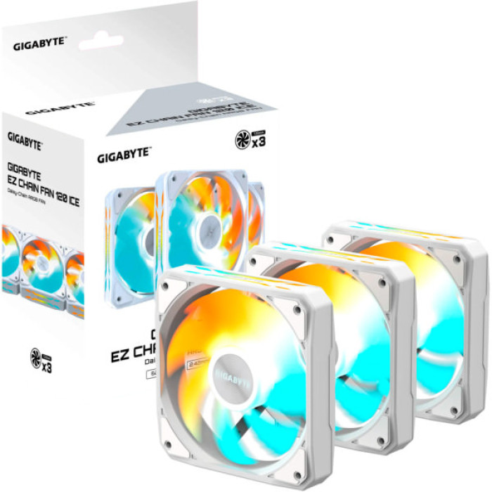 Кулер до корпусу GIGABYTE GP-GBT EZFAN1203 ICE