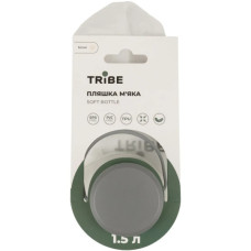 Пляшка для води Tribe Soft Bottle 1,5 л TPU м'яка crystal-white (T-FE-0024-crystal-white)